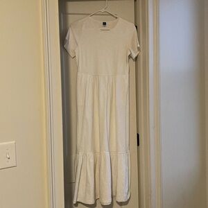 White OldNavy Maxi dress( short sleeve )